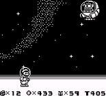 The boss fight against Tatanga in Super Mario Land 2.