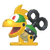 Sprite of the icon for a Mechakoopa in the New Super Mario Bros. U style of Super Mario Maker 2. It appears in the user-interface for editing mode.