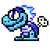 Sprite of the icon for a Zappa Mechakoopa in the Super Mario World style of Super Mario Maker 2. It appears in the user-interface for editing mode.