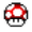 Super Mushroom icon in Super Mario Maker 2 (Super Mario World style)