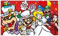 First anniversary artwork for Super Mario Odyssey featuring Tiara