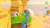 The location of a Power Moon in Super Mario Odyssey