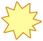 A sticker from Super Mario Party