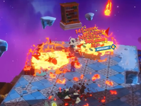 Pyrogeddon's Skyrain Burn in Mario + Rabbids Sparks of Hope