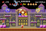 The Spooky House boss fight in Mario vs. Donkey Kong. Polterguys are visible in both forms here.