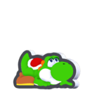 Crouching Yoshi Standee from Super Mario Bros. Wonder