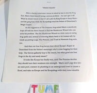 The plot summary of the unaired The Adventures of Super Mario Bros. 3 episode "Frog Feats"