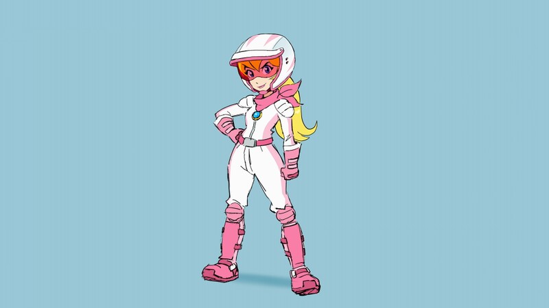 File:TSMBM Peach Racer Concept Art.jpg