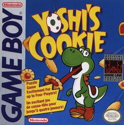 Yoshi's Cookie GB boxart with better quality than the other one.