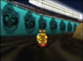 Bowser racing on Wario Stadium