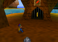 A Golden Banana for Tiny Kong on DK Isles.