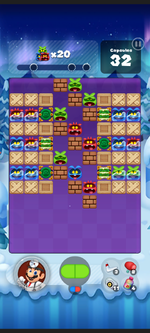 Stage 399 from Dr. Mario World