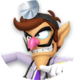 Icon of Dr. Waluigi from Dr. Mario World