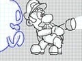 One of the sample animations for Flipnote Studio 3D from Nintendo Japan's Youtube account