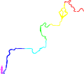 The full map with each section separated by color