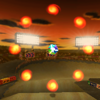 A Fire Chain in Mario Kart: Double Dash!!