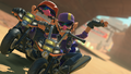 Wario and Waluigi in their biker outfits