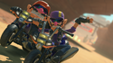 An official screenshot of Wario and Waluigi in Mario Kart World.
