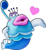 Artwork of a Shower Fish from Mario & Luigi: Brothership