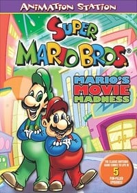 The cover for the original release of Super Mario Bros.: Mario's Movie Madness
