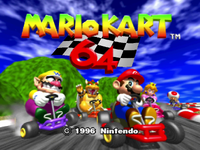 NM MK64 Mario Kart 64 Title Screen.png