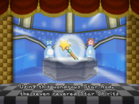 The Star Rod in the opening of Paper Mario