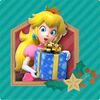 Princess Peach card from Nintendo Characters Holiday Memory Match-Up Online Activity