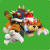 Meowser card from Online Super Mario 3D World Memory Match-up Game