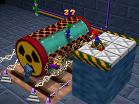 Shock, Drop or Roll from Mario Party 2.