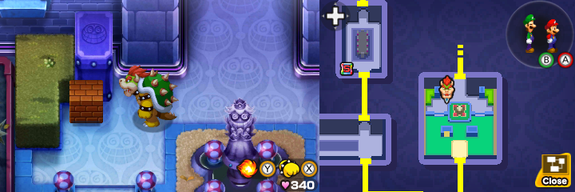 Block 79 in Peach's Castle of Mario & Luigi: Bowser's Inside Story + Bowser Jr.'s Journey.