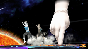 Challenge 91 from the tenth row of Super Smash Bros. for Wii U
