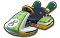 Isabelle's Standard Kart body from Mario Kart 8