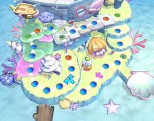 The Story Mode's Undersea Dream Board in Mario Party 5