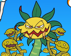 Screenshot of Cractus from WarioWare: Move It!