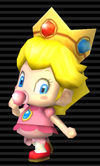 Baby Peach from the character selection screen from Mario Kart Wii