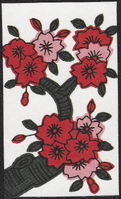 Fourth card of March in the Club Nintendo Hanafuda deck.