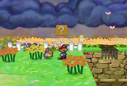 First ? Block in Flower Fields of Paper Mario.