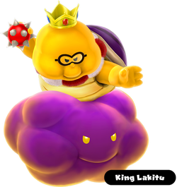 Artwork of King Lakitu from Super Mario Galaxy 2.