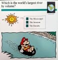 "Which is the world's largest river by volume?"