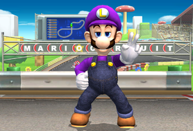 One of Luigi's recolors is identical to Waluigi's clothing scheme.