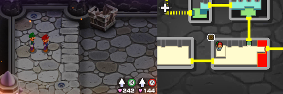 Location of the last 2 beanholes in Bowser's Castle.