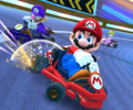 Mario and Waluigi in the Pipe Frame