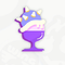 A sticker in Mario Kart World