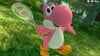 Pink Yoshi's entrance pose