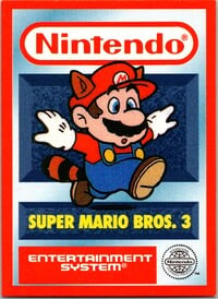 One of the Nintendo Collector Cards