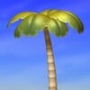 Squared screenshot of a palm tree from New Super Mario Bros. U.