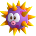 Artwork of an Urchin from New Super Mario Bros. U