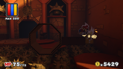 Location of the 18th hidden block in Paper Mario: Color Splash, revealed.