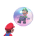 Artwork of Mario watching Luigi float in a bubble in Super Mario 3D World.