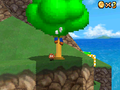 Mario on the "Tiny Island" in the DS version